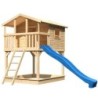 Karibu Stations de jeux Bois massif Marron