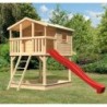 Karibu Stations de jeux Bois massif Marron