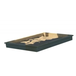 Karibu Stations de jeux Bois massif Marron