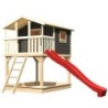 Karibu Stations de jeux Bois massif Gris terre