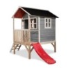 Exit Toys Cabanes enfants Bois massif Gris