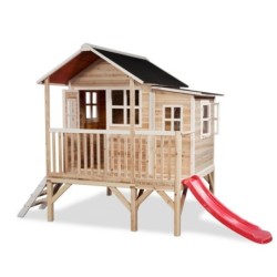 Exit Toys Cabanes enfants Bois massif Naturel