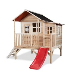 Exit Toys Cabanes enfants Bois massif Naturel