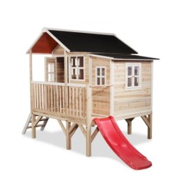 Exit Toys Cabanes enfants Bois massif Naturel
