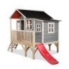Exit Toys Cabanes enfants Bois massif Gris