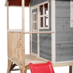 Exit Toys Cabanes enfants Bois massif Gris