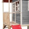 Exit Toys Cabanes enfants Bois massif Gris