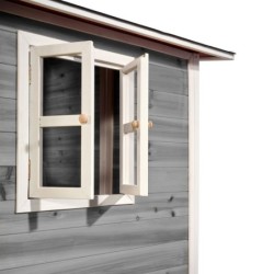 Exit Toys Cabanes enfants Bois massif Gris