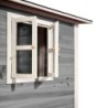 Exit Toys Cabanes enfants Bois massif Gris
