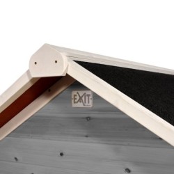 Exit Toys Cabanes enfants Bois massif Gris