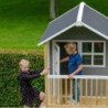 Exit Toys Cabanes enfants Bois massif Gris