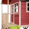 Exit Toys Cabanes enfants Bois massif Rouge