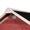 Exit Toys Cabanes enfants Bois massif Rouge