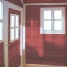 Exit Toys Cabanes enfants Bois massif Rouge