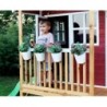 Exit Toys Cabanes enfants Bois massif Rouge