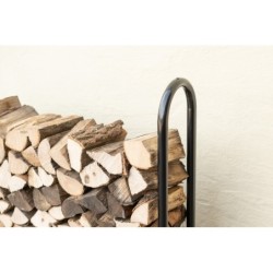 Shelter Logic Abri bûches Acier Noir 0.96m²