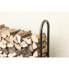 Shelter Logic Abri bûches Acier Noir 0.96m²