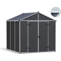 Canopia by Palram Abri de jardin résine Polycarbonate Gris 5.4m²