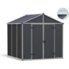 Canopia by Palram Abri de jardin résine Polycarbonate Gris 5.4m²