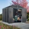 Canopia by Palram Abri de jardin résine Polycarbonate Gris 5.4m²