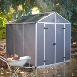 Canopia by Palram Abri de jardin résine Polycarbonate Gris 5.4m²