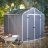 Canopia by Palram Abri de jardin résine Polycarbonate Gris 5.4m²