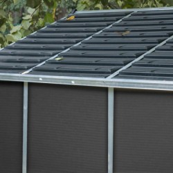 Canopia by Palram Abri de jardin résine Polycarbonate Gris 5.4m²