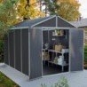 Canopia by Palram Abri de jardin résine Polycarbonate Gris 7.2m²