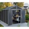 Canopia by Palram Abri de jardin résine Polycarbonate Gris 7.2m²