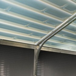 Canopia by Palram Abri de jardin résine Polycarbonate Gris 7.2m²
