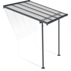 Canopia by Palram Toit de terrasse alu Aluminium Gris 5m²
