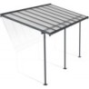 Canopia by Palram Toit de terrasse alu Aluminium Gris 10m²