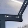 Canopia by Palram Toit de terrasse alu Aluminium Gris 10m²