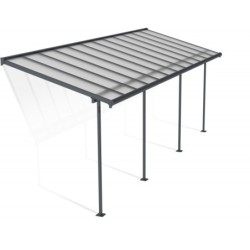 Canopia by Palram Toit de terrasse alu Aluminium Gris 15m²