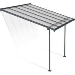 Canopia by Palram Toit de terrasse alu Aluminium Gris 9.40m²