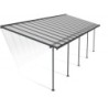 Canopia by Palram Toit de terrasse alu Aluminium Gris 27.3m²