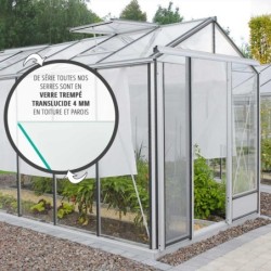 Lams Serre de jardin en verre Au choix 14.3m²