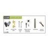 Lams Serre de jardin en verre Gris 7.2m²