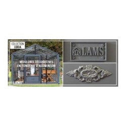 Lams Serre de jardin en verre Gris 7.2m²
