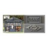 Lams Serre de jardin en verre Gris 7.2m²