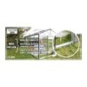 Lams Serre de jardin en verre Gris 7.2m²
