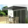 X-Metal Stores bannes Aluminium et acier Gris