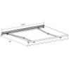 X-Metal Stores bannes Aluminium et acier Gris