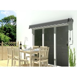 X-Metal Stores bannes Aluminium et acier Gris