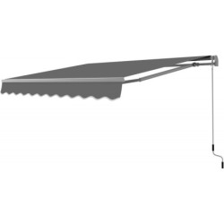 X-Metal Stores bannes Aluminium et acier Gris