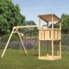 Karibu Stations de jeux Bois massif Bois naturel