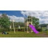 Karibu Stations de jeux Bois massif Bois naturel