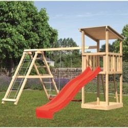Karibu Stations de jeux Bois massif Bois naturel