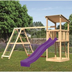 Karibu Stations de jeux Bois massif Bois naturel
