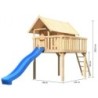 Karibu Cabanes enfants Bois massif Marron